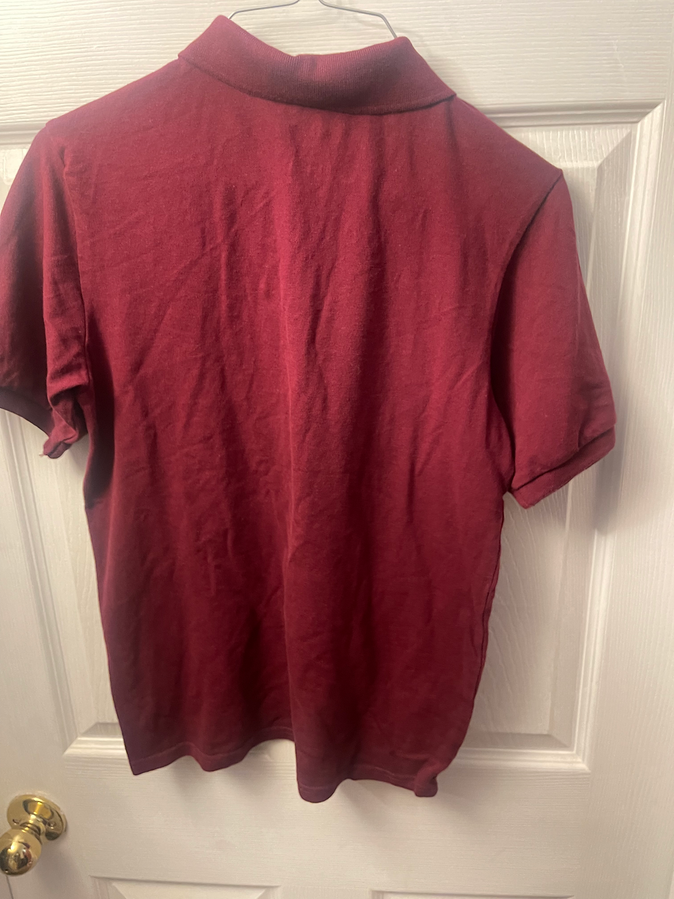 Thumbnail: Maroon collared shirt youth XL