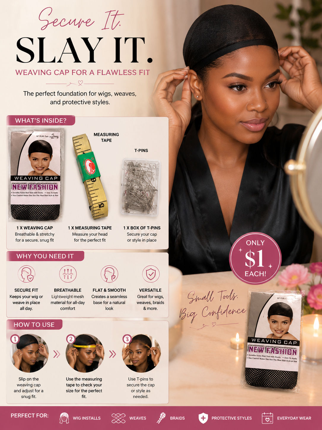 Weaving Cap Styling Kit – Wix Product Info