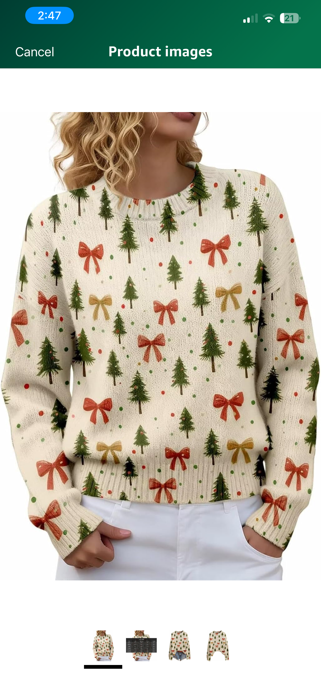 Ugly Sweater Christmas Women 2025 Crew Neck Xmas Print Funny Cute Holiday Sweats