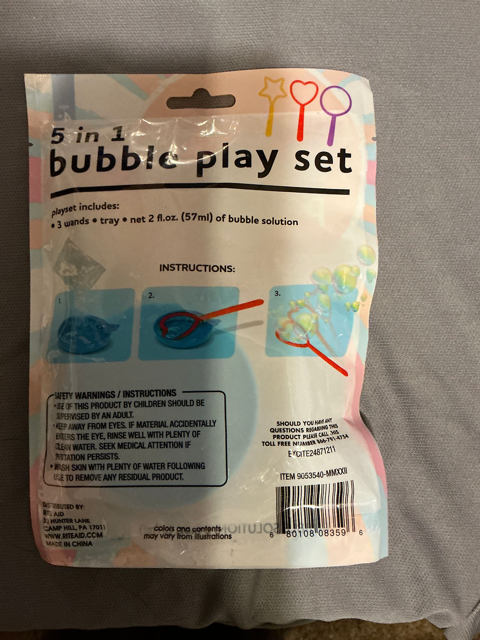 Thumbnail: 🫧 5-in-1 Bubble Play Set – Fun Outdoor Toy (New)