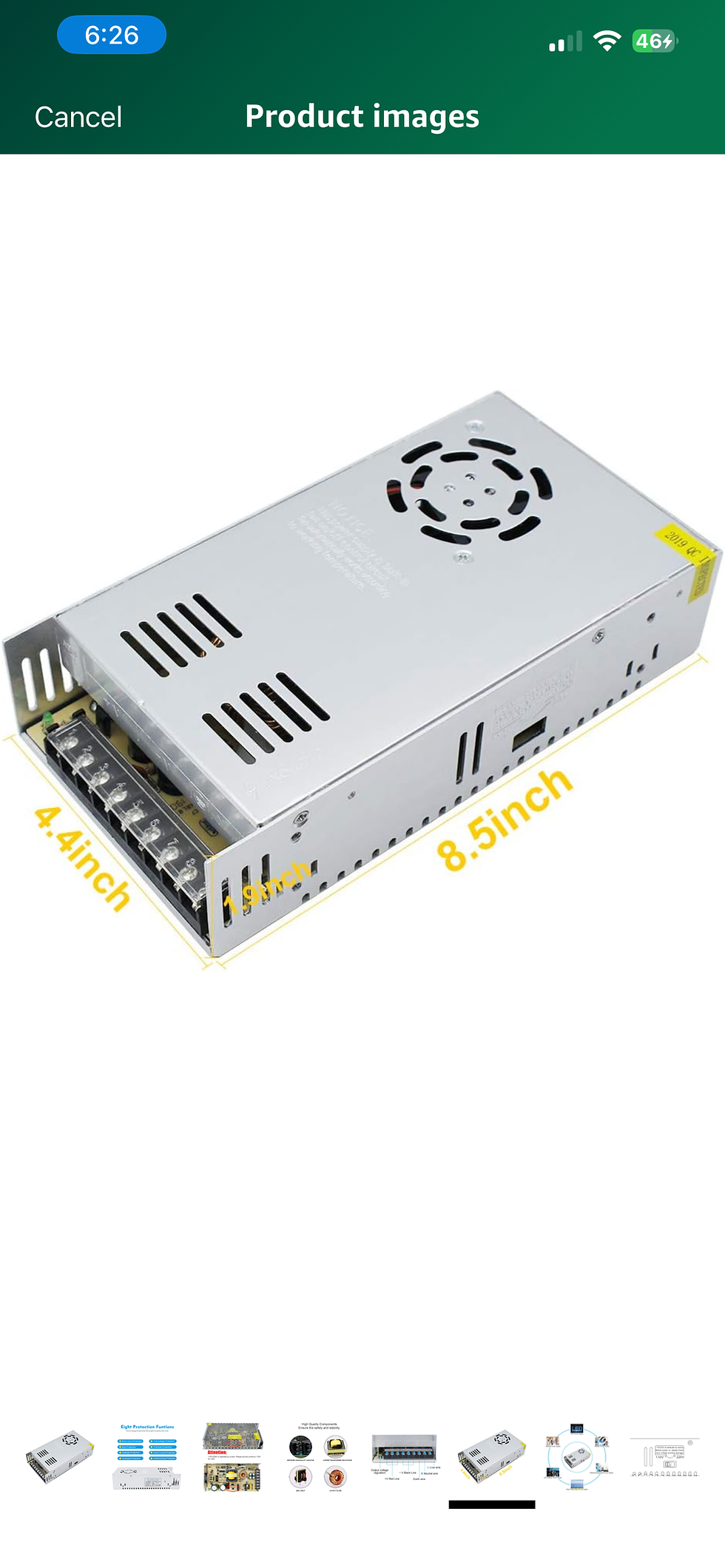 Thumbnail: Universal 36V 11A Power Supply – Model S-400-36