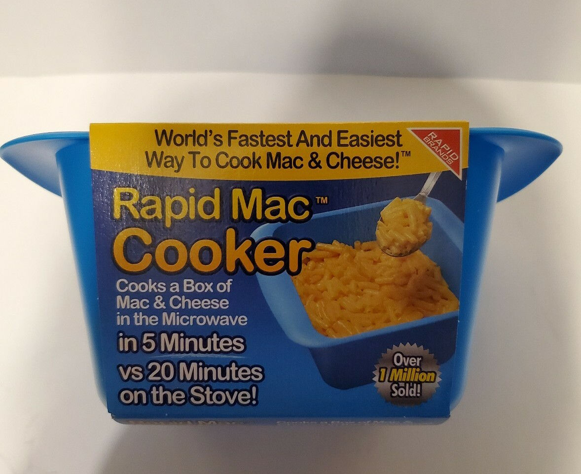 Fast Macaroni and Cheese 5 Minute Microwave Boxed Cooker,Safe BPA Free Plastic 