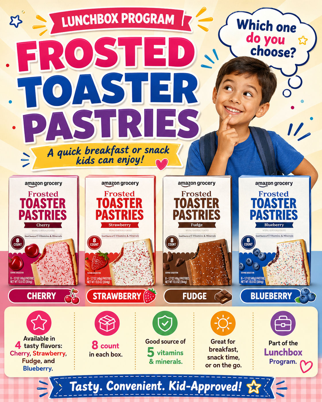 Single Frosted Toaster Pastry