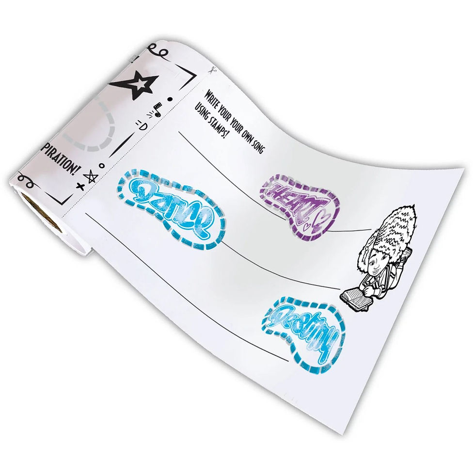 Thumbnail: Karma's World Ultimate Statement Activity Rubber Stamp Set, 6 Sneaker Stampers