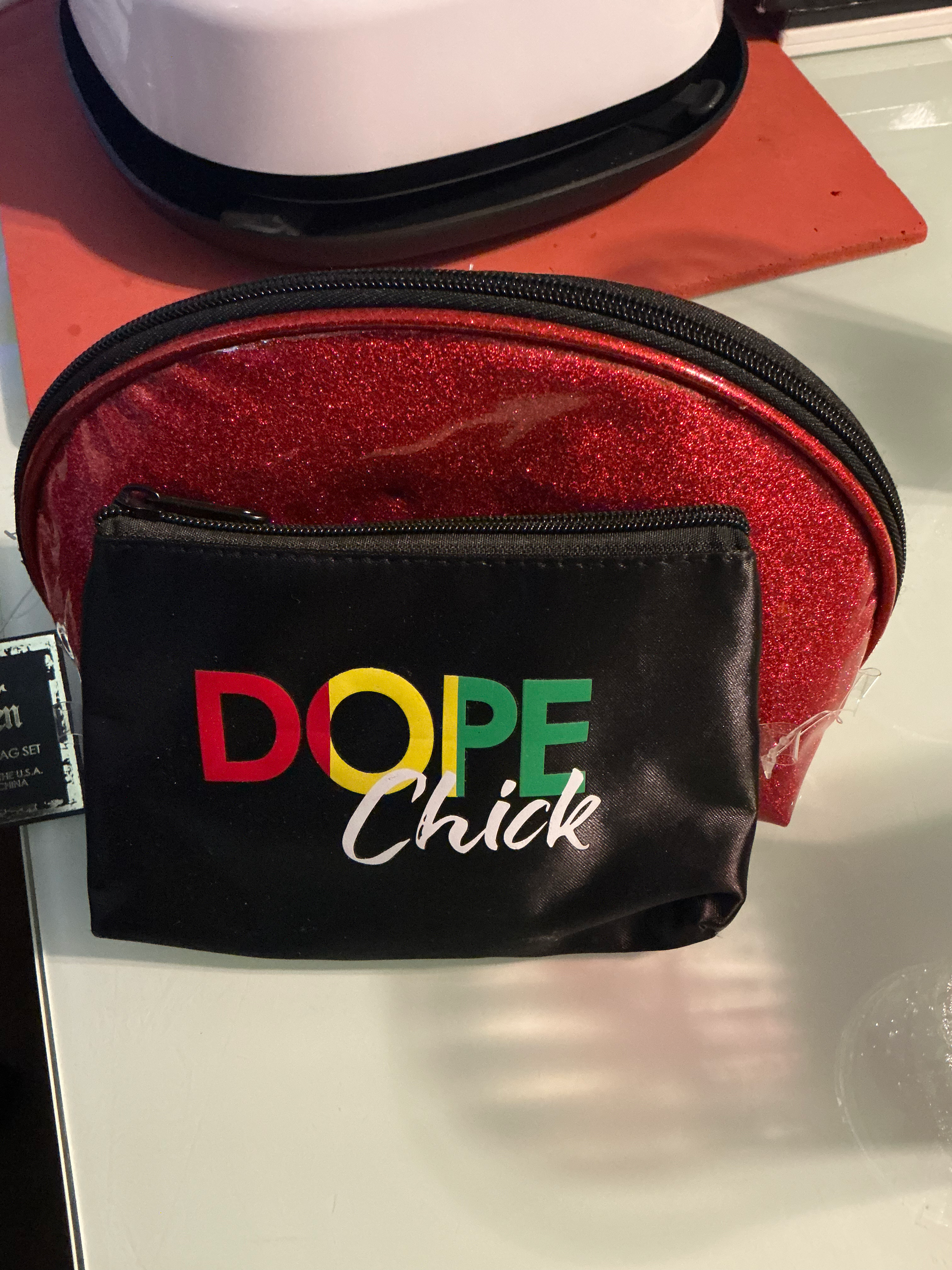 Dope chick cosmetic bag