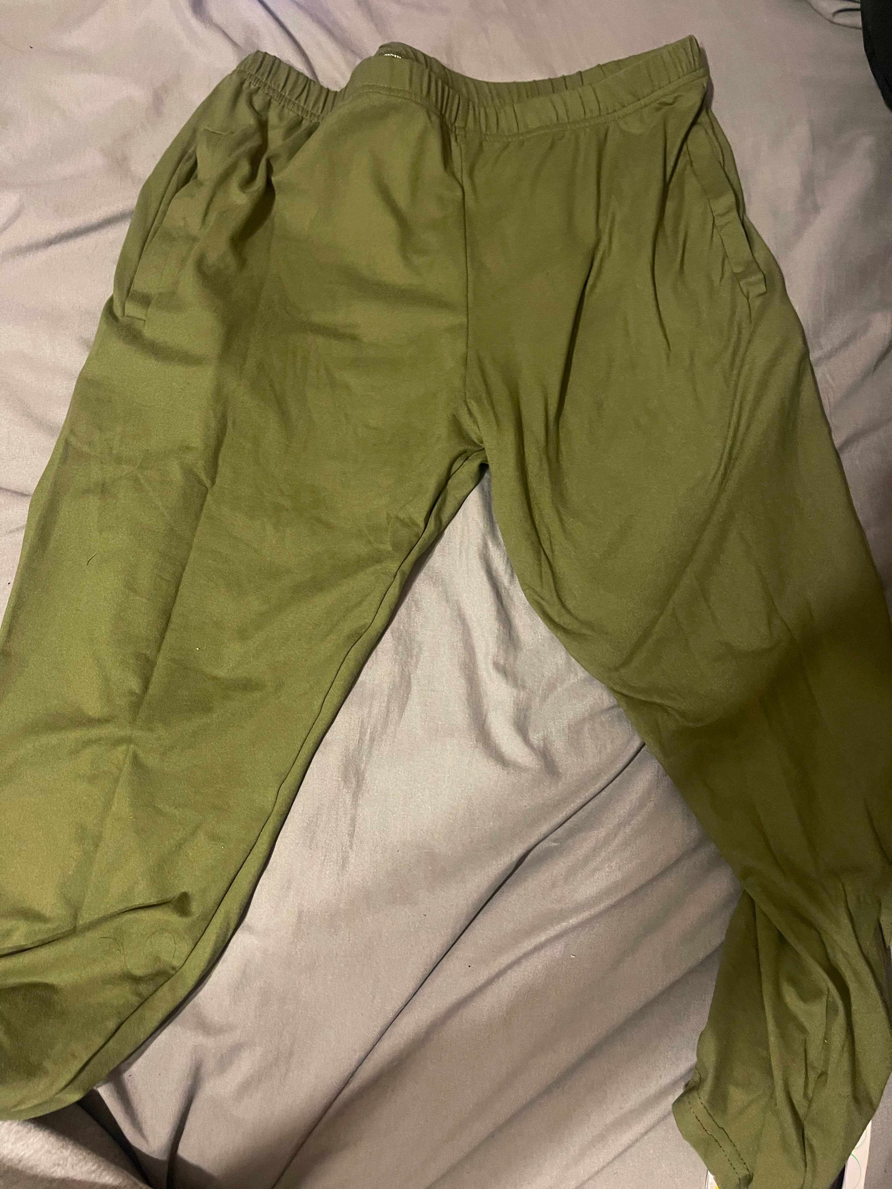 Green pants 