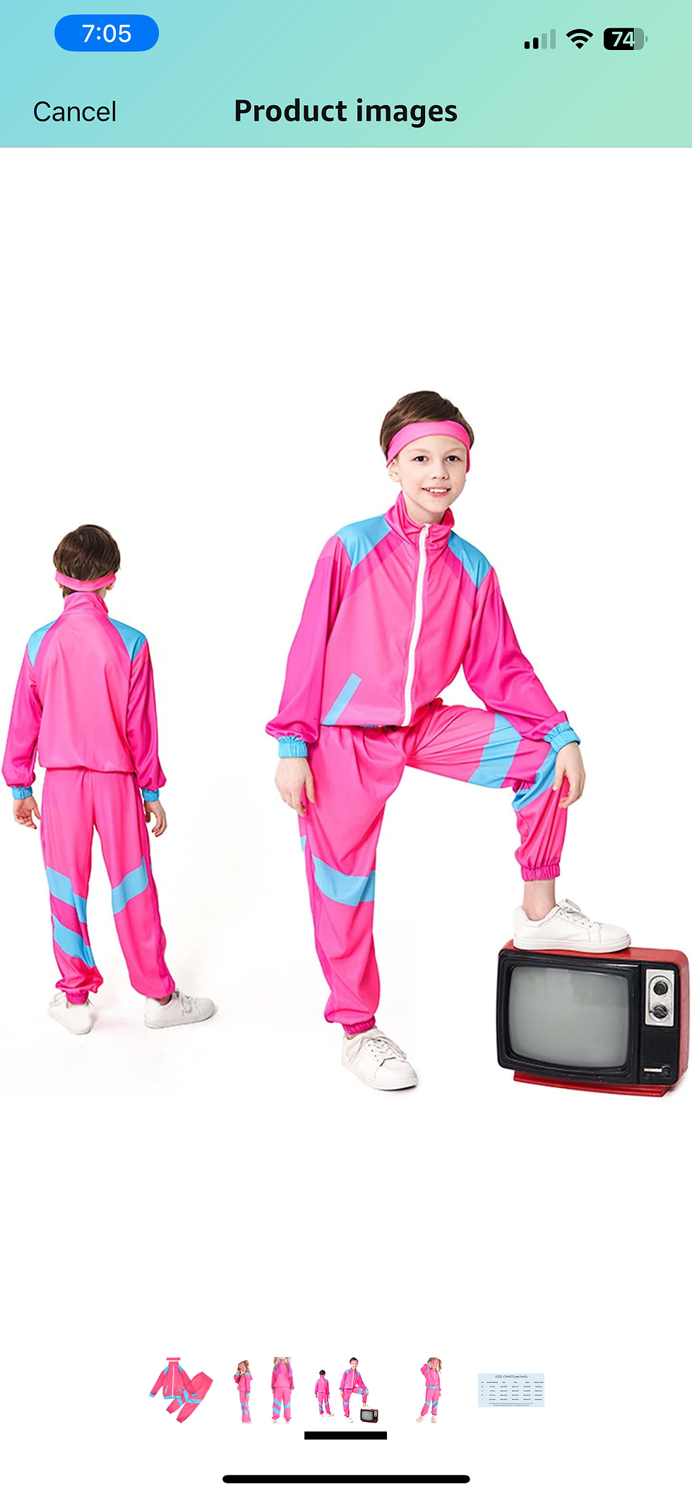 Thumbnail: Doomiva Kids Girls 80s Hip Hop Tracksuit Long Sleeve Zip Up Top Jacket with Swea