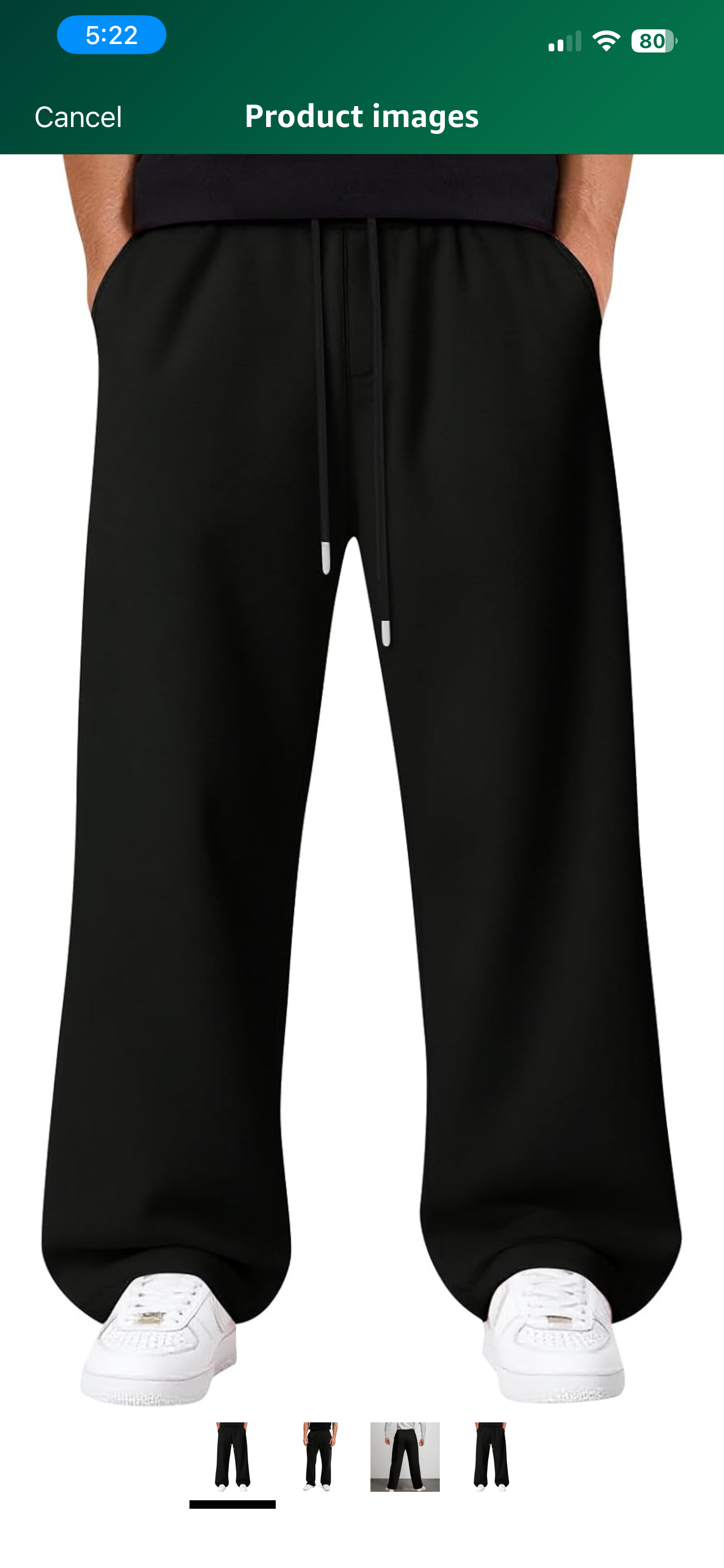 Mens Baggy Sweatpants Casual Wide Leg Big and Tall Sweat Pants with Pockets Loun