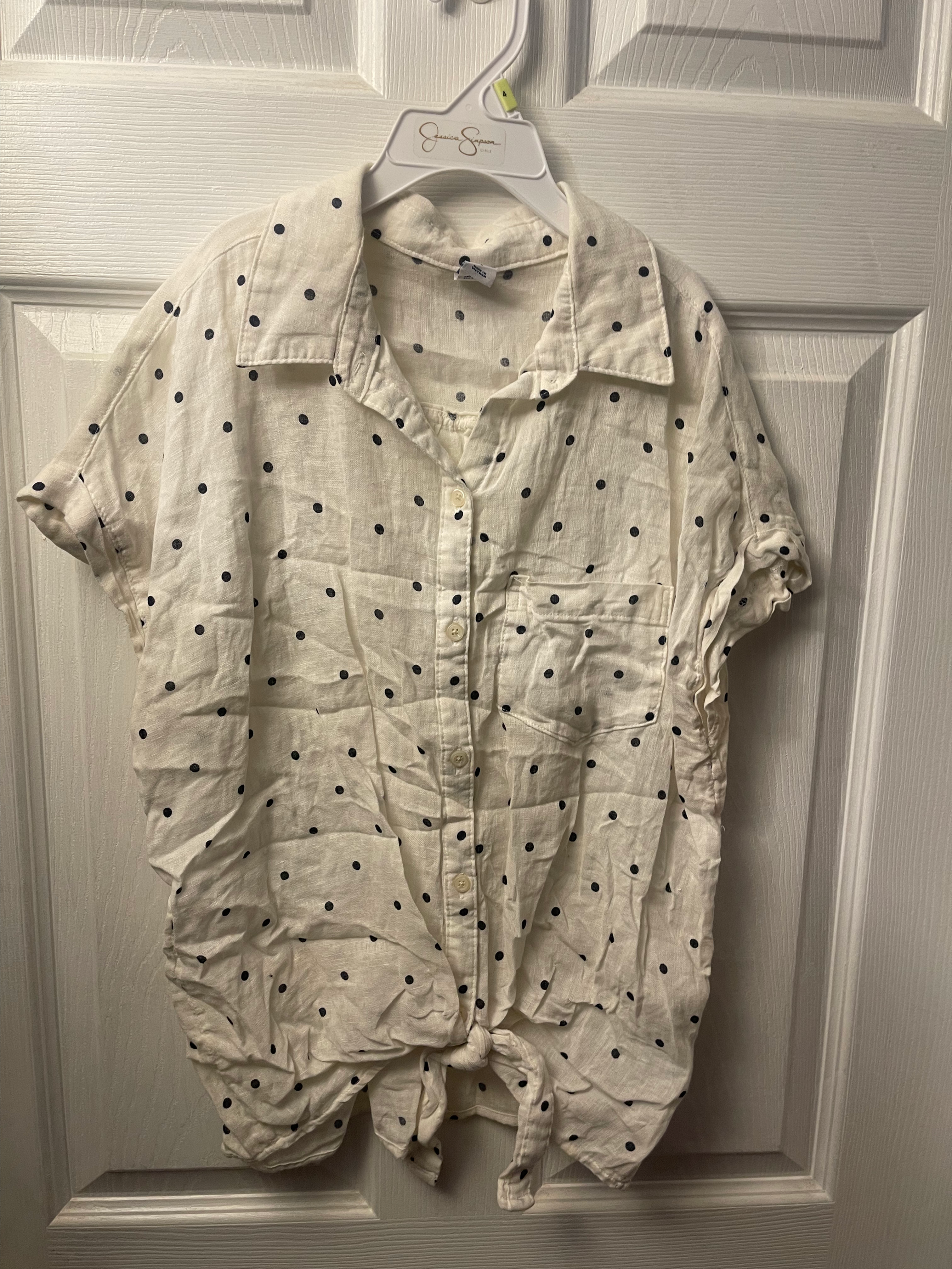 Polkadot shirt, Old Navy small