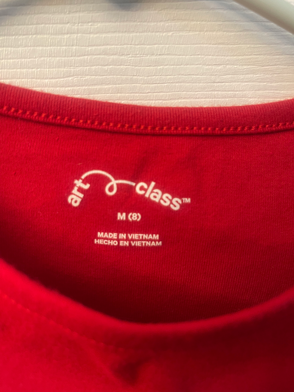 Thumbnail: Red long sleeve shirt youth medium 8