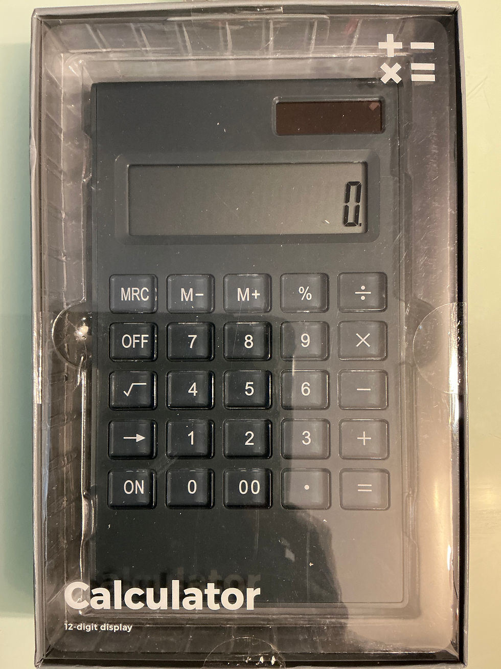Thumbnail: 💲 Desktop Calculator (12-Digit Display – Solar & Battery)