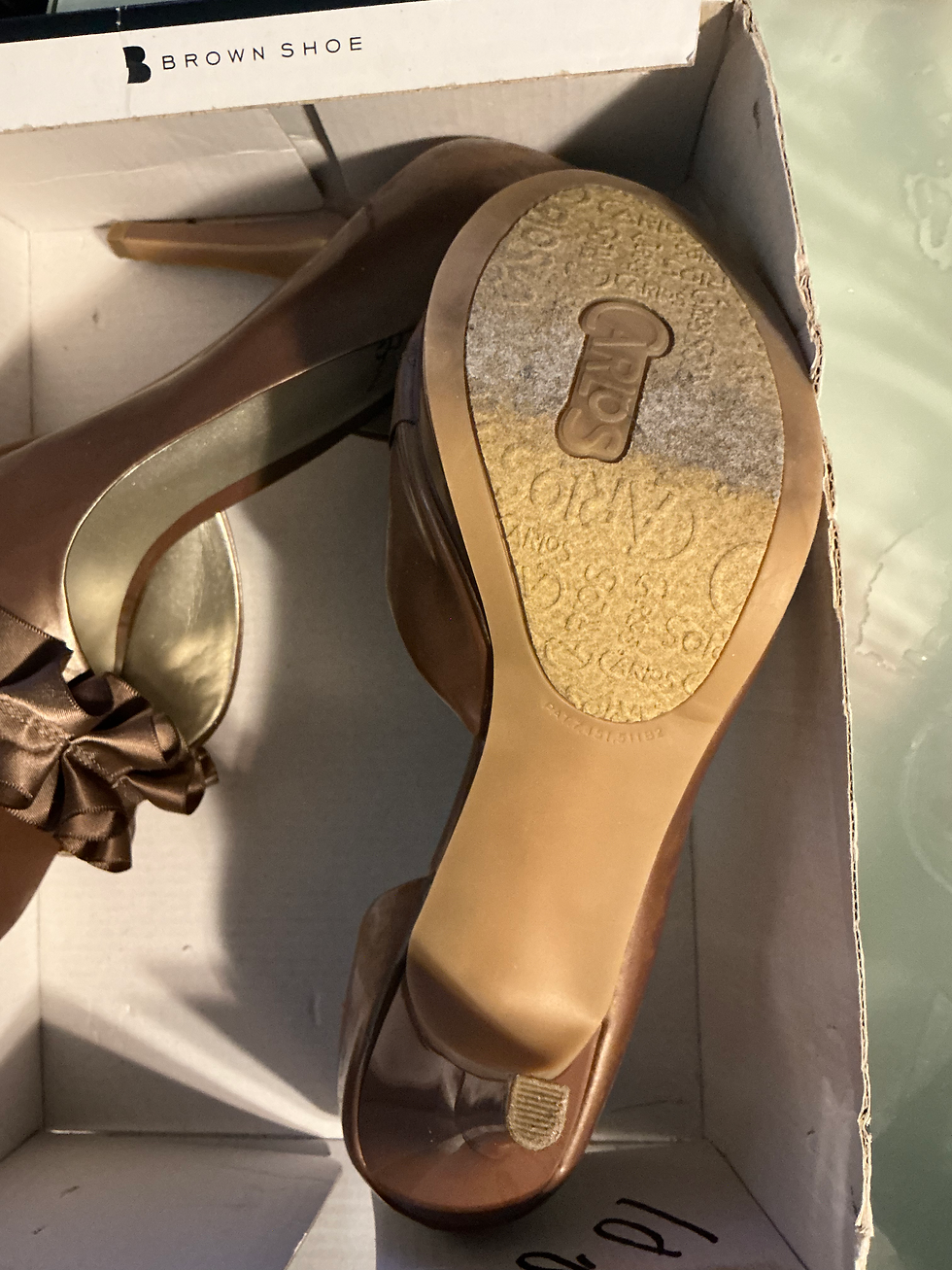 Thumbnail: Carlos Santana Women’s Peep Toe Heels – Bronze