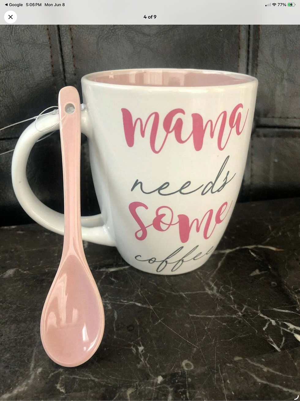 Thumbnail: Catty Without Coffee / Mama Needs Some Coffee Mug with Spoon – 50¢ Each