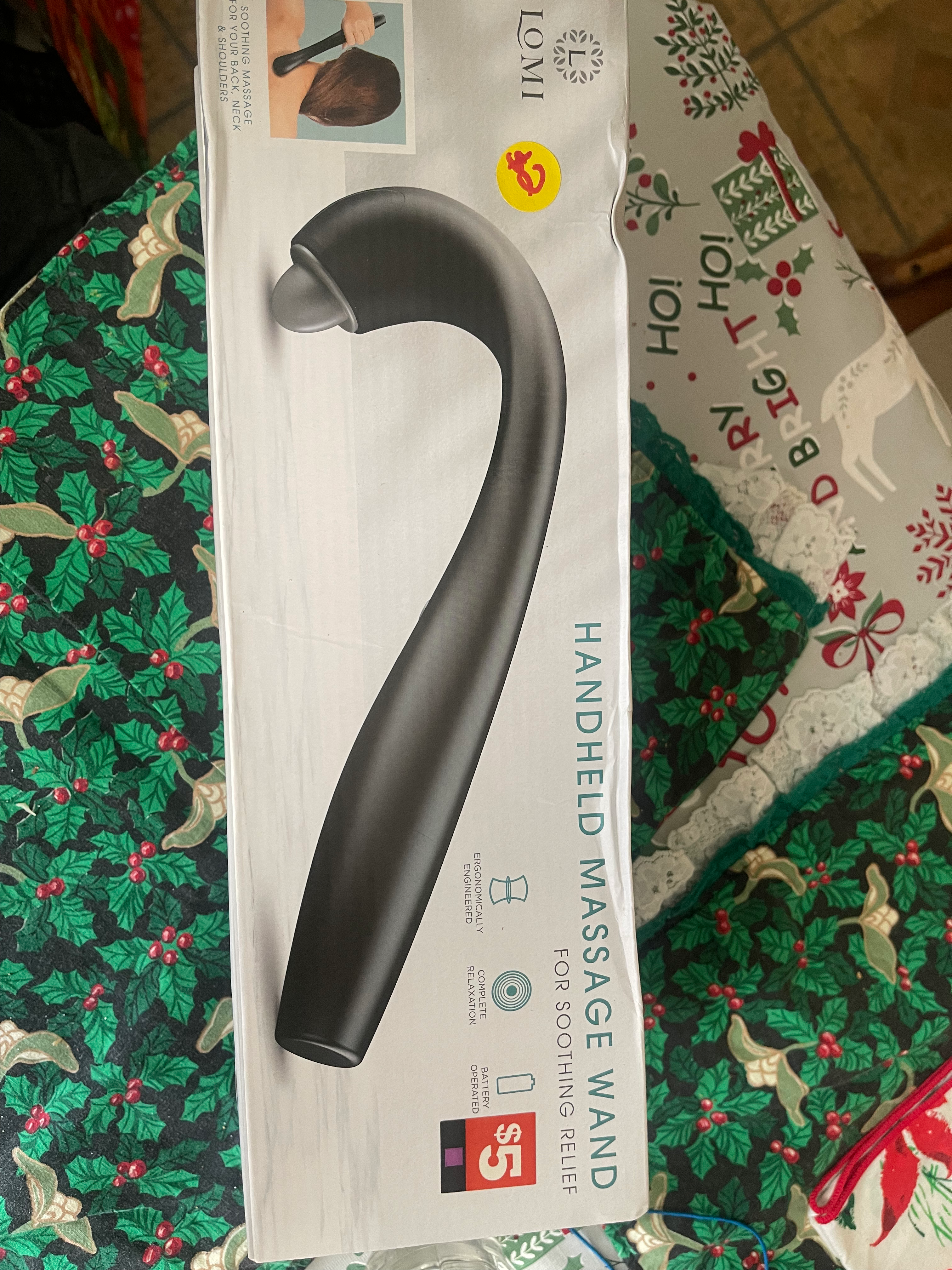 Handheld massage wand lomi