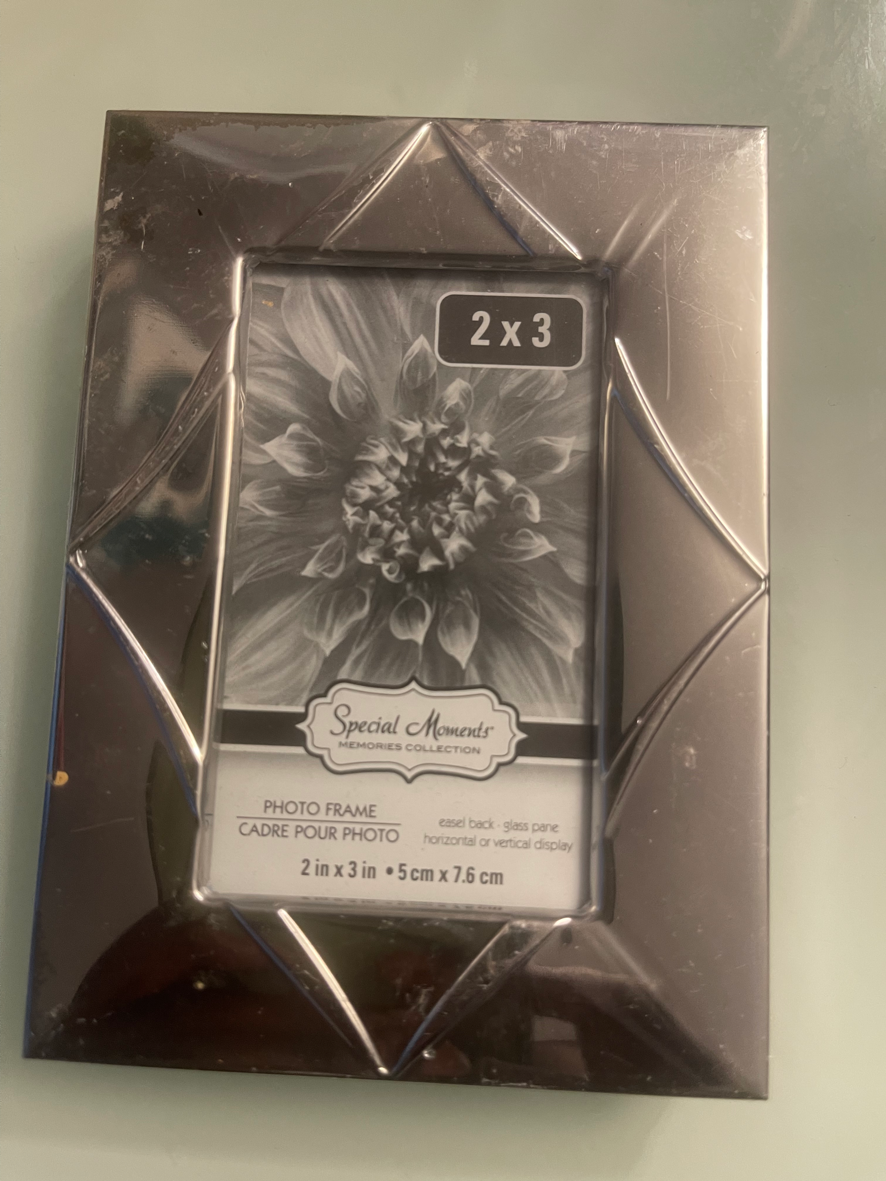 Photo frame 2x3 silver 