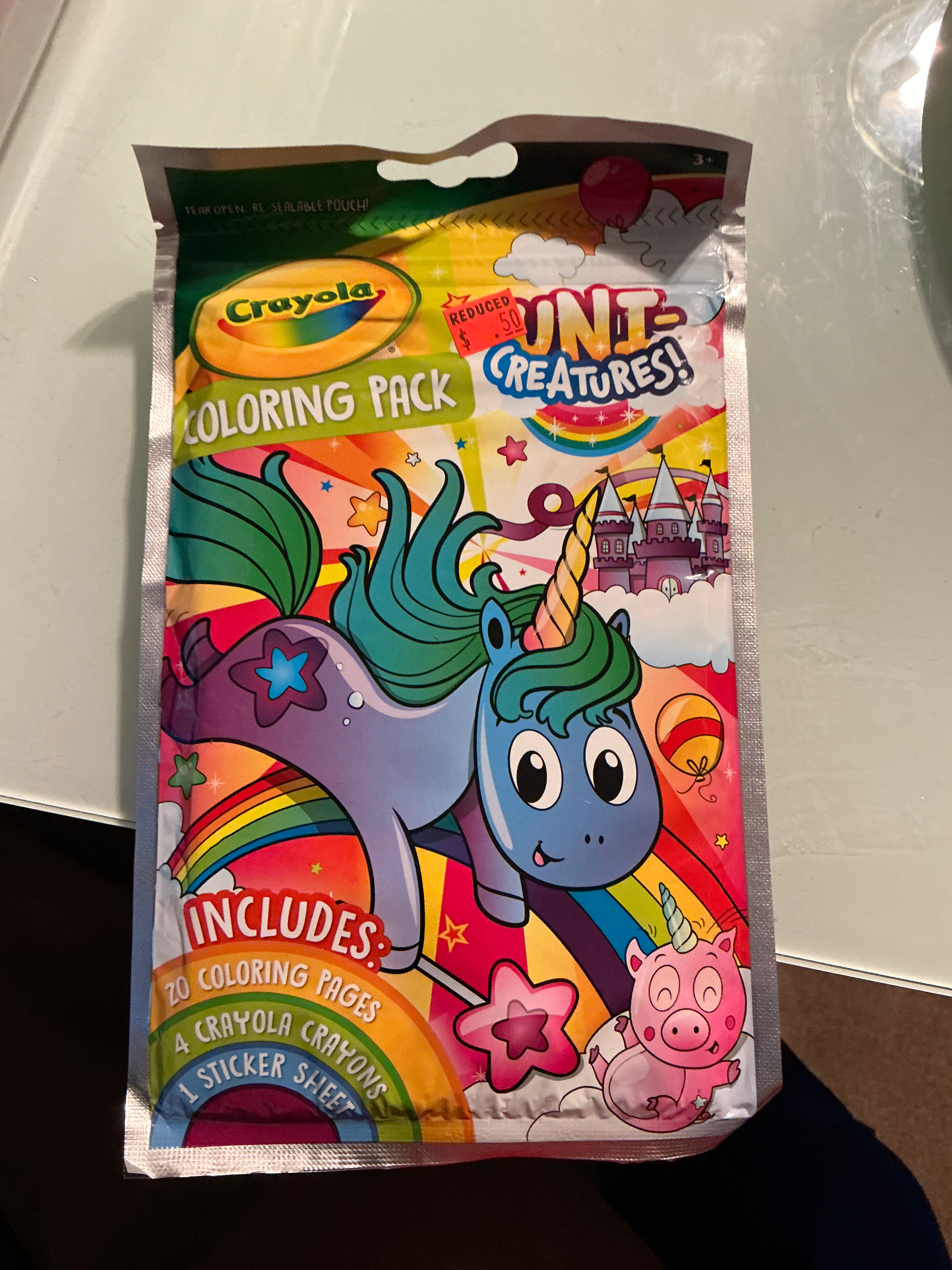 Crayola Coloring Book Party Favors, Uni-Creatures & Mer-Creatures, 