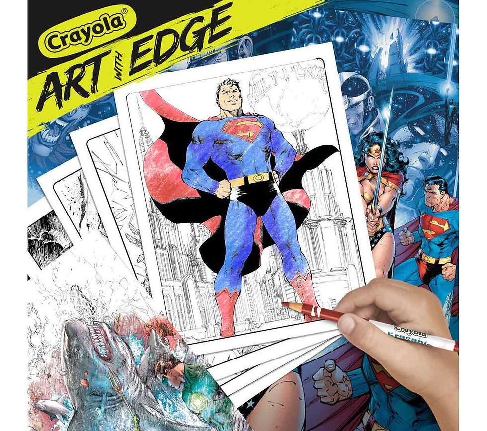 Thumbnail: Art With Edge Justice League Coloring Pages, 28 Sheets