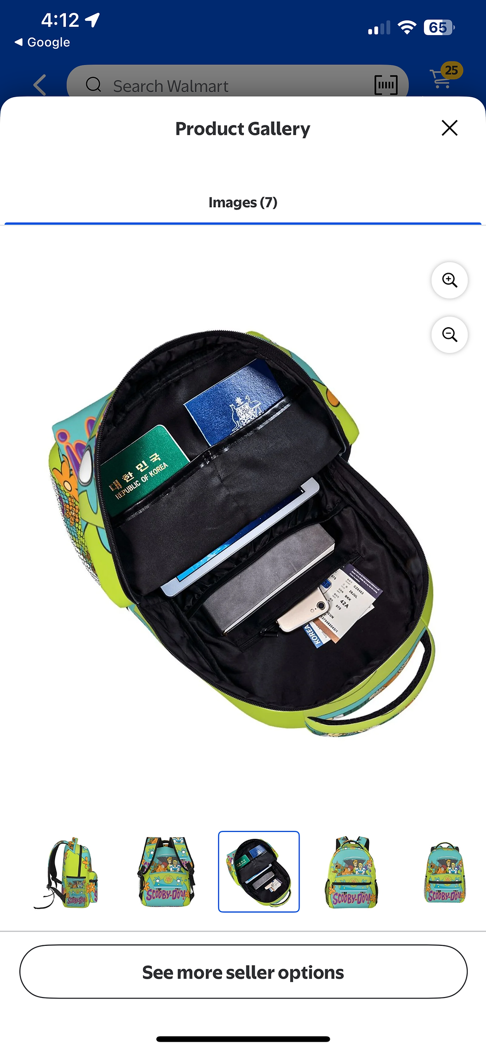 Thumbnail: Scooby-doo Backpacks for Men Women Laptop Bag, School Backpacks, Lightweight Day