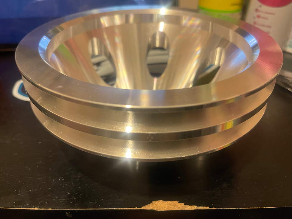 Thumbnail: KIPA Aluminium Double groove Water Pump Pulley For SB SBC Small Block Chevy 265 