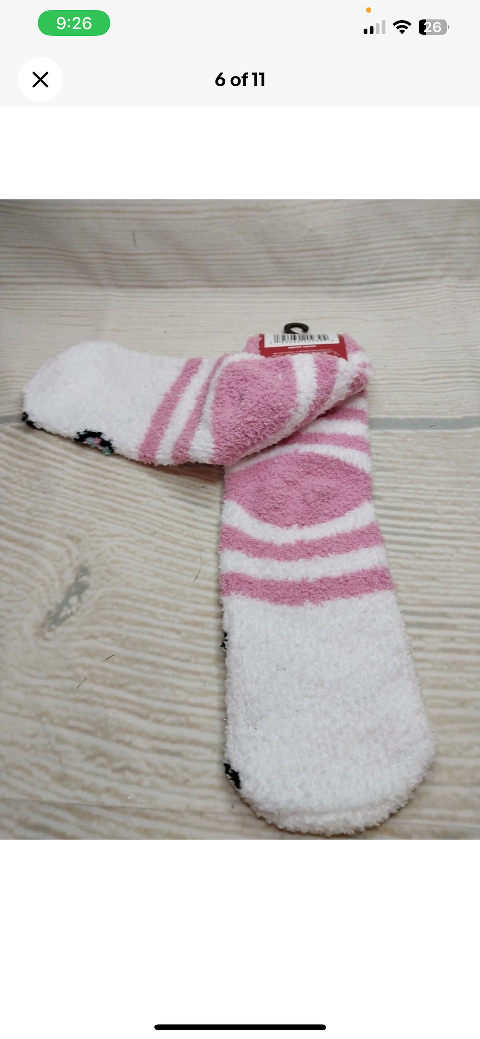Thumbnail: New! Cozy Warm Womens Socks One Size Novelty Fuzzy Unicorn 