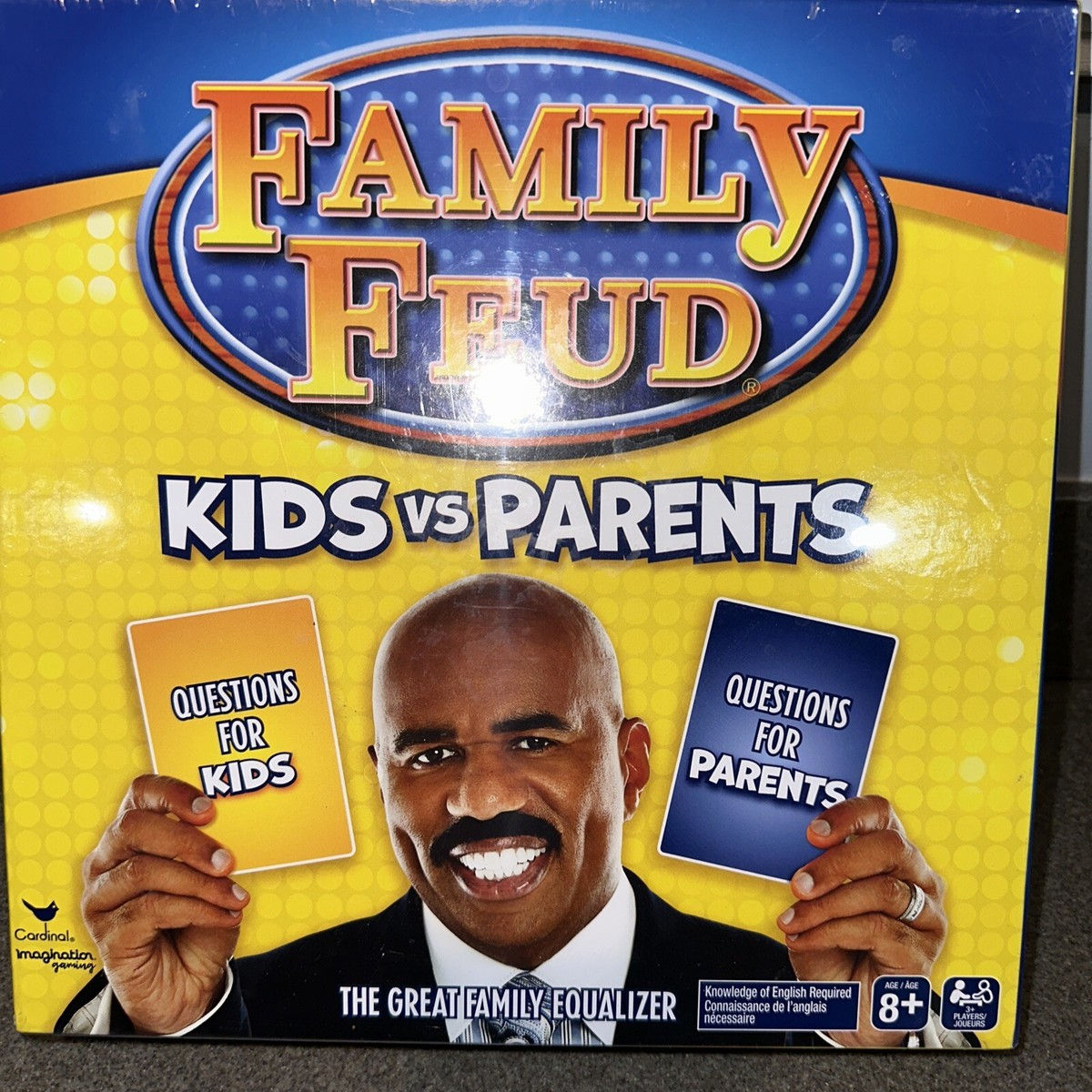 Family Feud Kids vs Parents Game Survey Questions Family 3+ Players Ages 8+ used