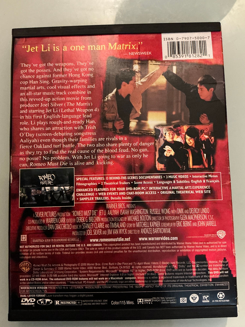 Thumbnail: Romeo Must Die DVD – Used