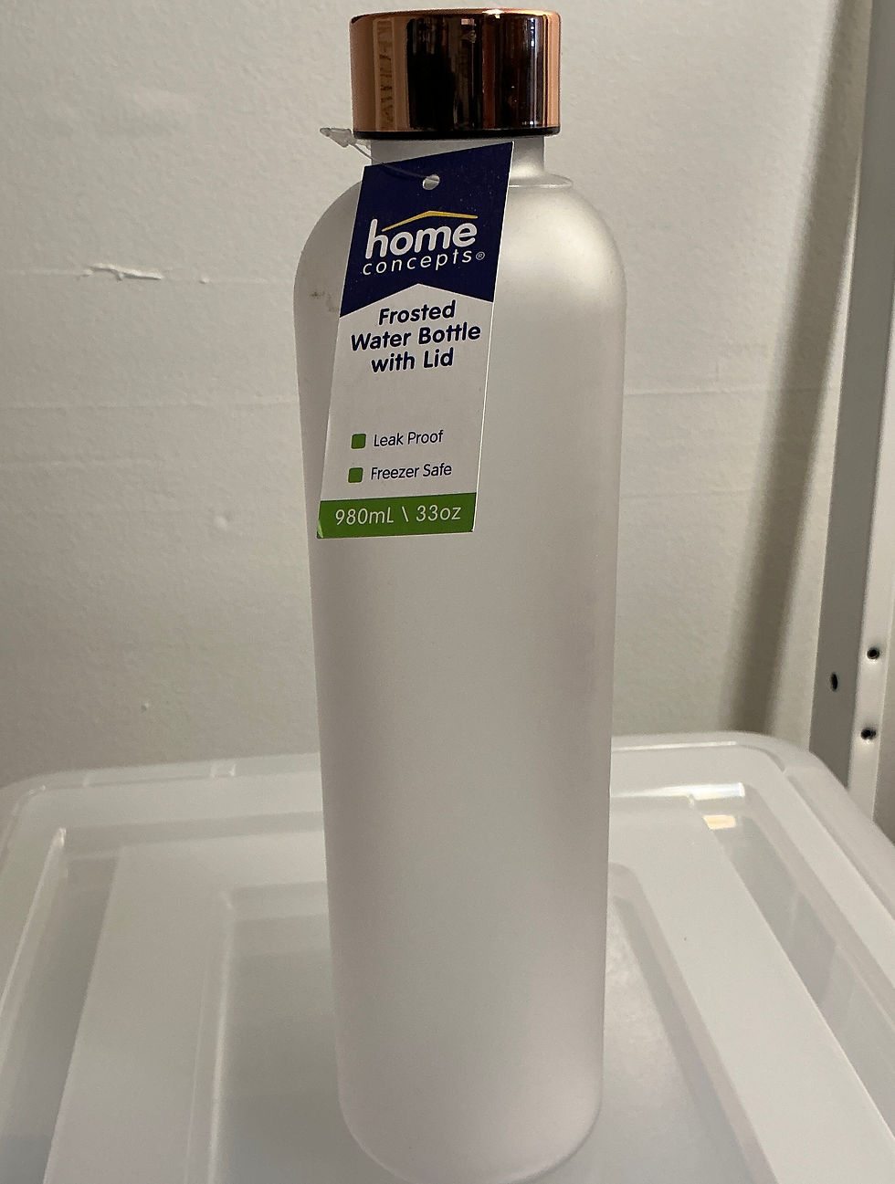 Thumbnail: Frosted water bottles with lid
