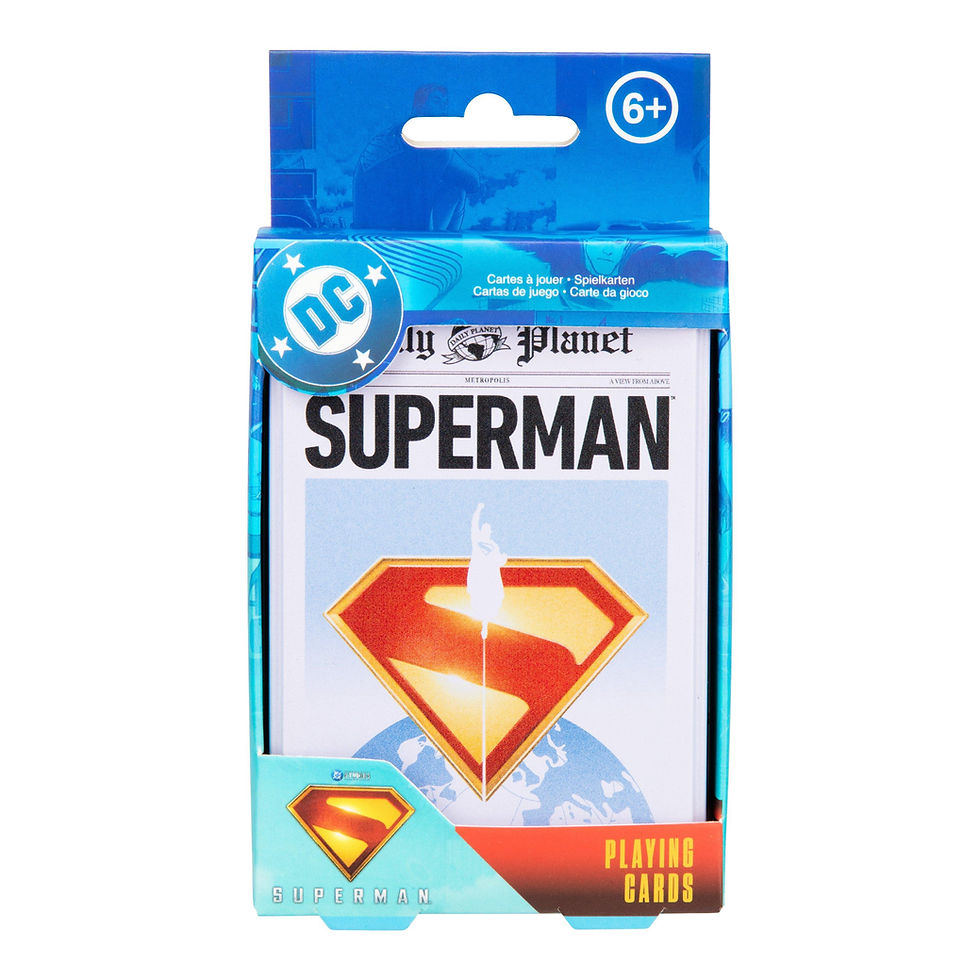 Thumbnail: Superman Playing Cards with Collectible Tin – DC Comics (Ages 6+