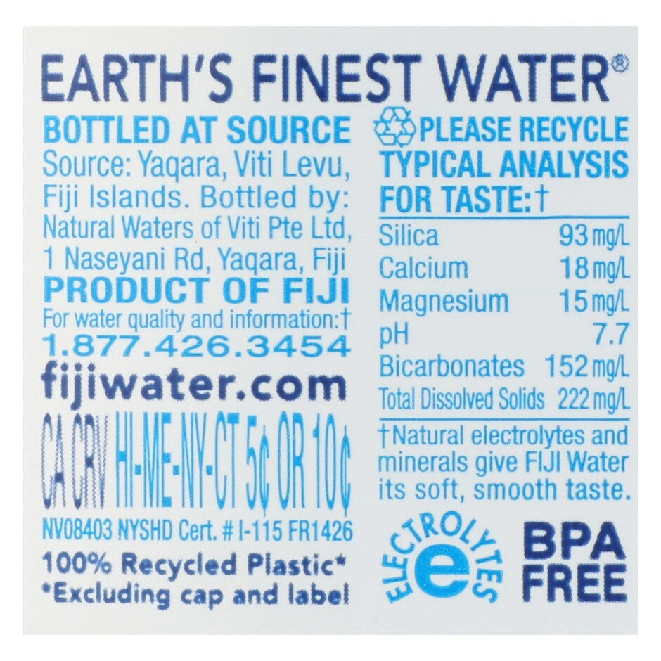 Thumbnail: Fiji Natural Artesian Water, 16.9-oz. Bottles