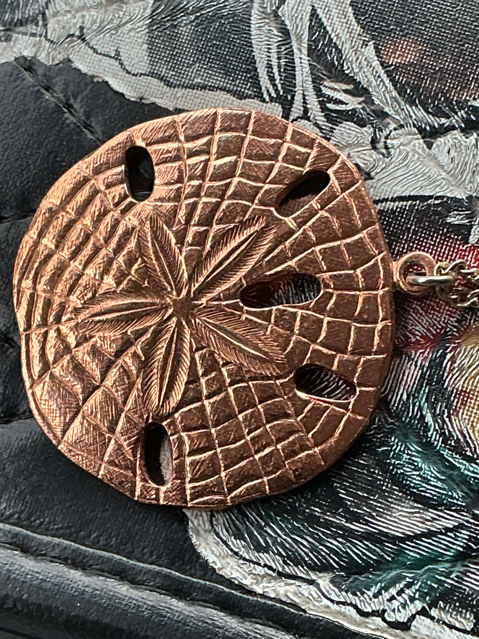 Thumbnail: Coastal-Inspired Sand Dollar Necklace