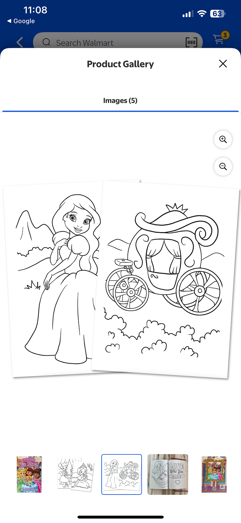 Thumbnail: Princess Tea Party Coloring and Activity Book (Paperback)
