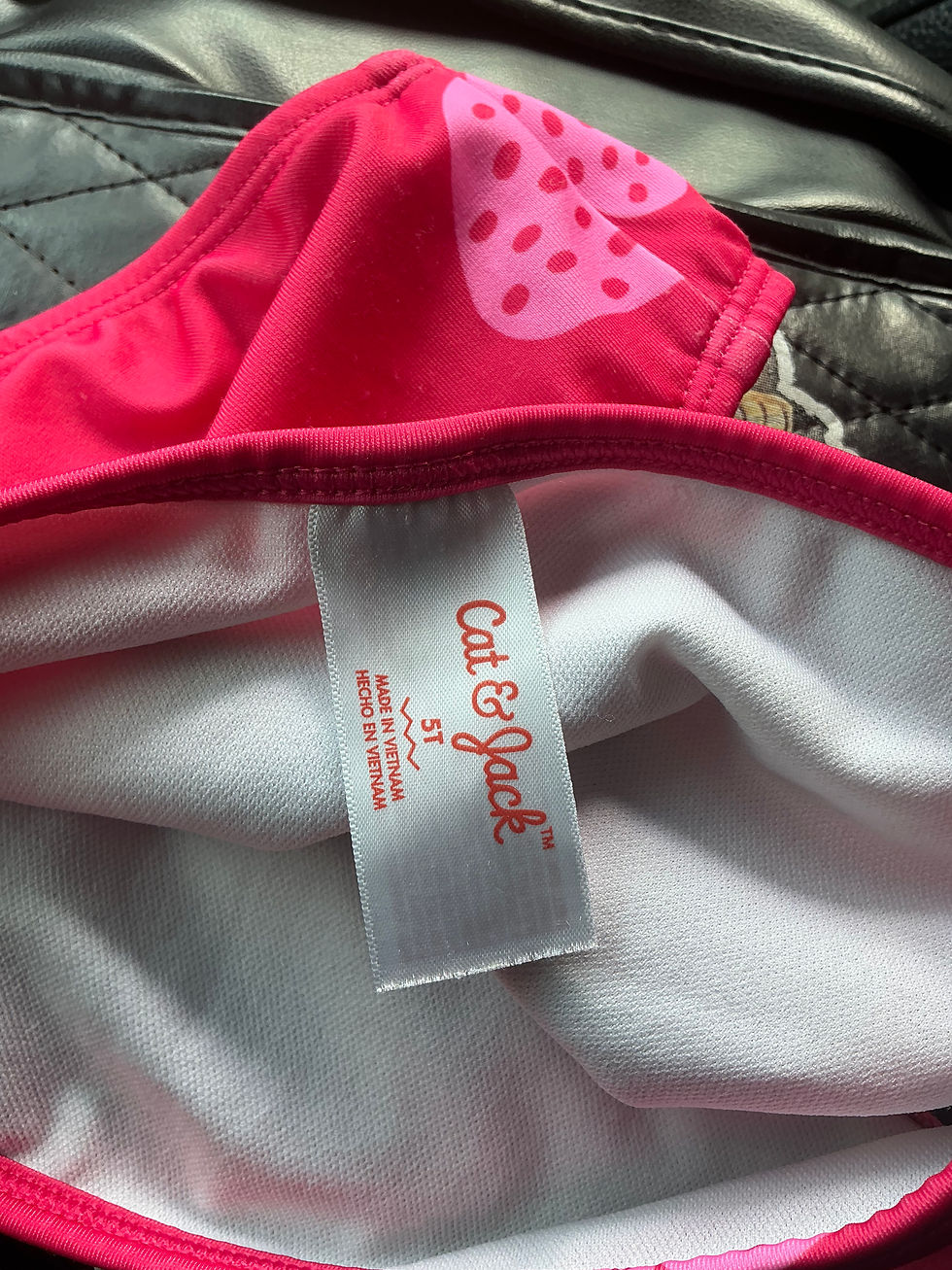 Thumbnail: Cat & Jack Strawberry Swim Bottoms – Youth Size 5T 🍓