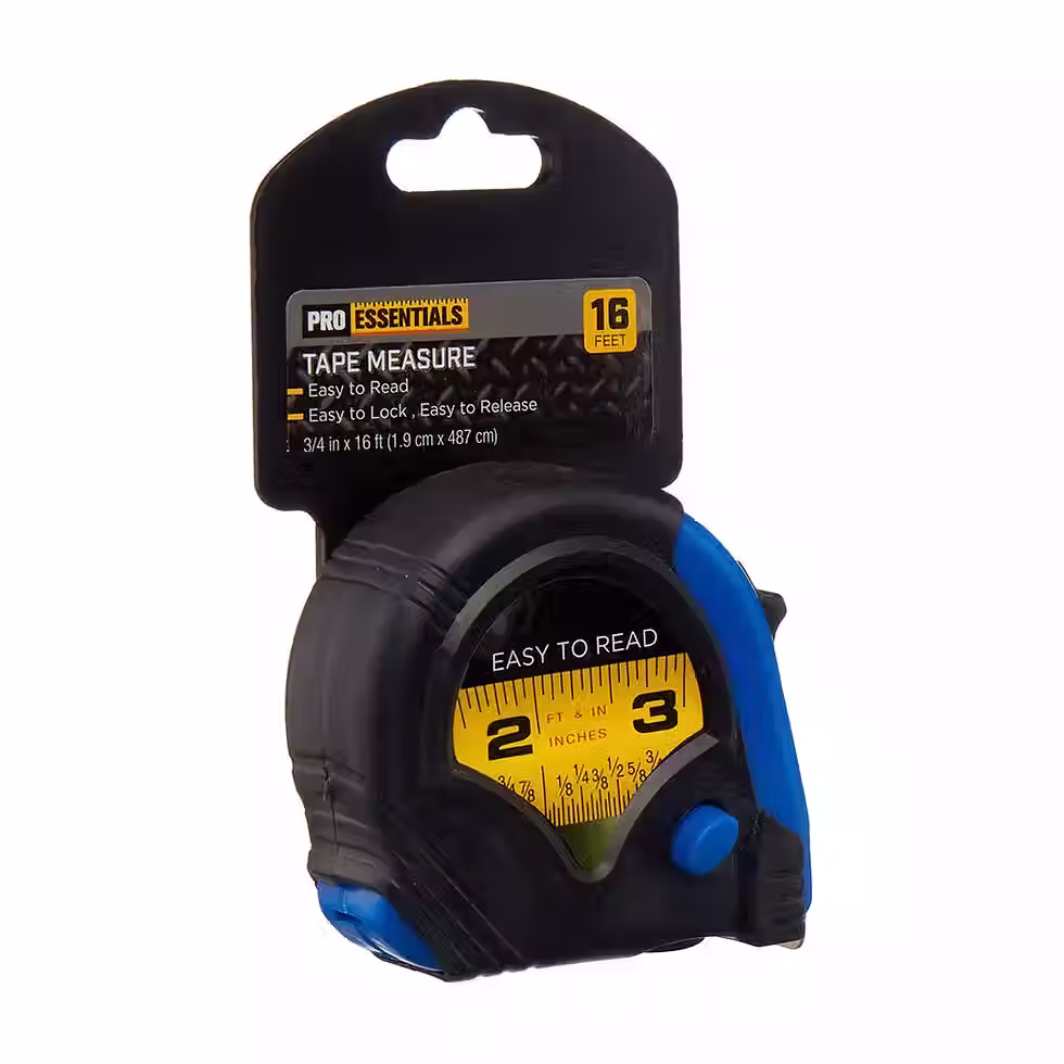 Thumbnail: Pro Essentials Tape Measure, 16 ft
