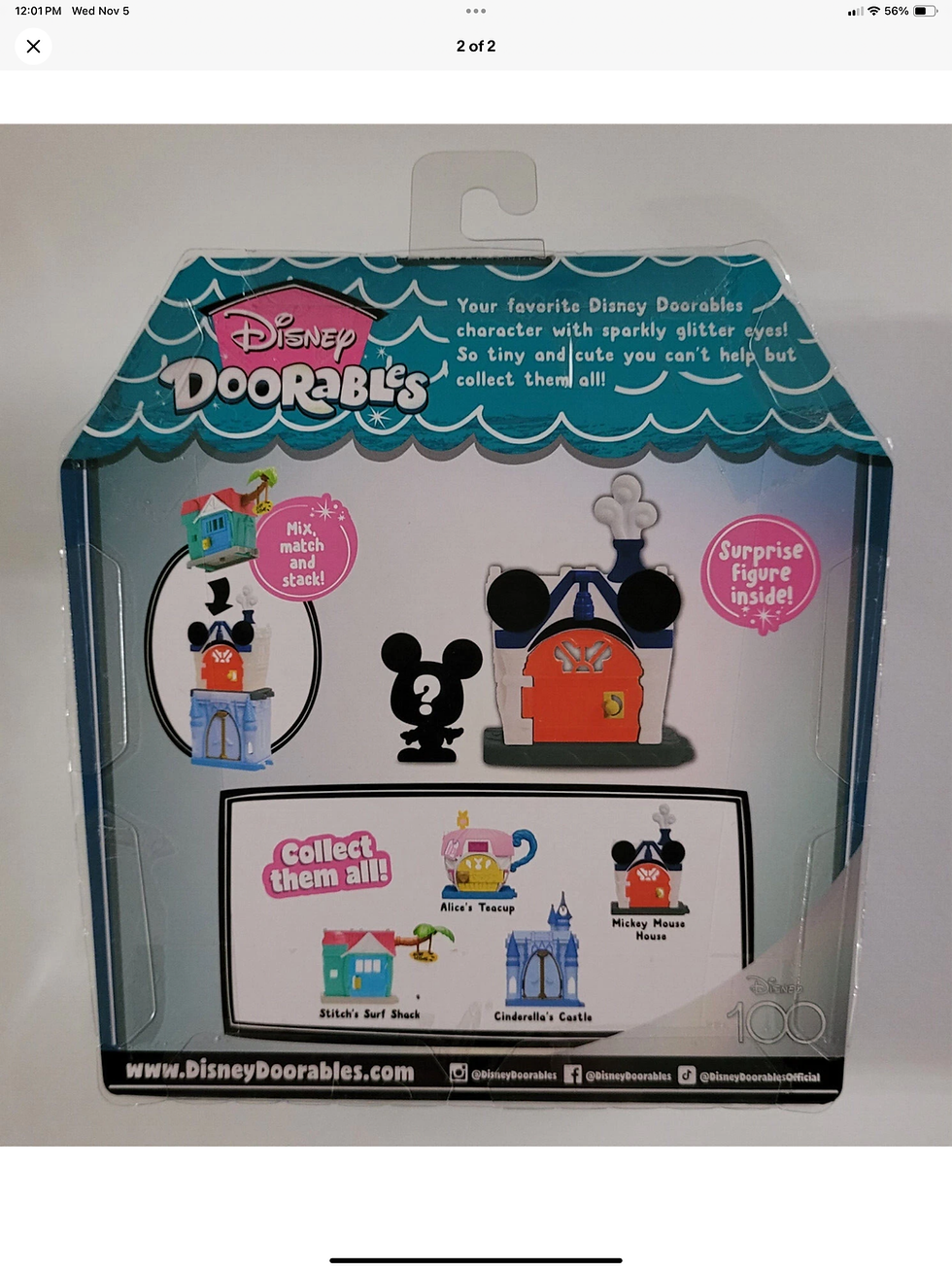 Thumbnail: * NEW * Disney Doorables Mickey Mouse’s House 100th Anniversary