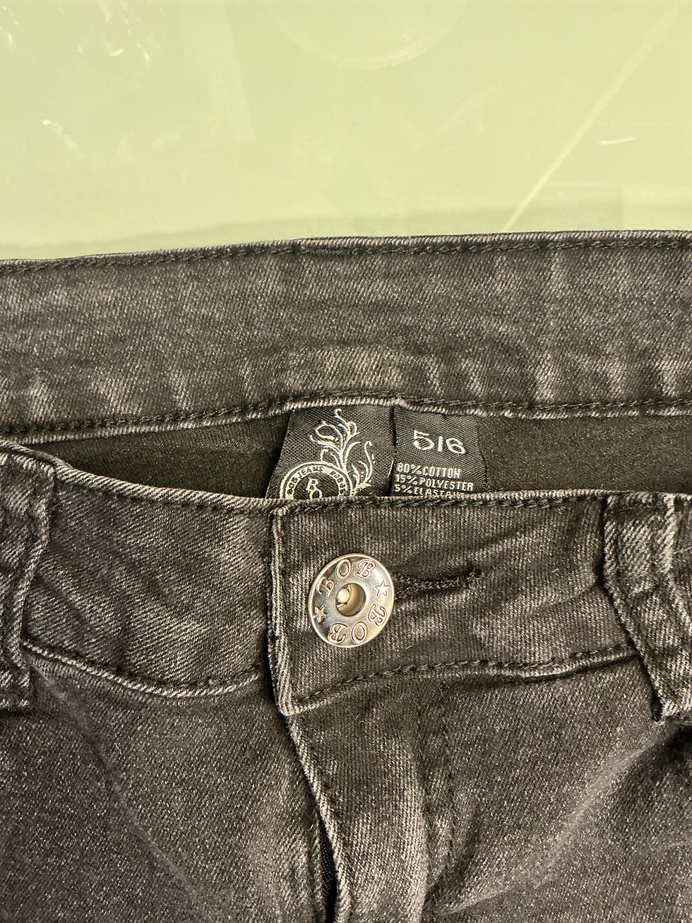 Thumbnail: NOBO Distressed Skinny Jeans for Girls – Size 5/6  Price: $5  