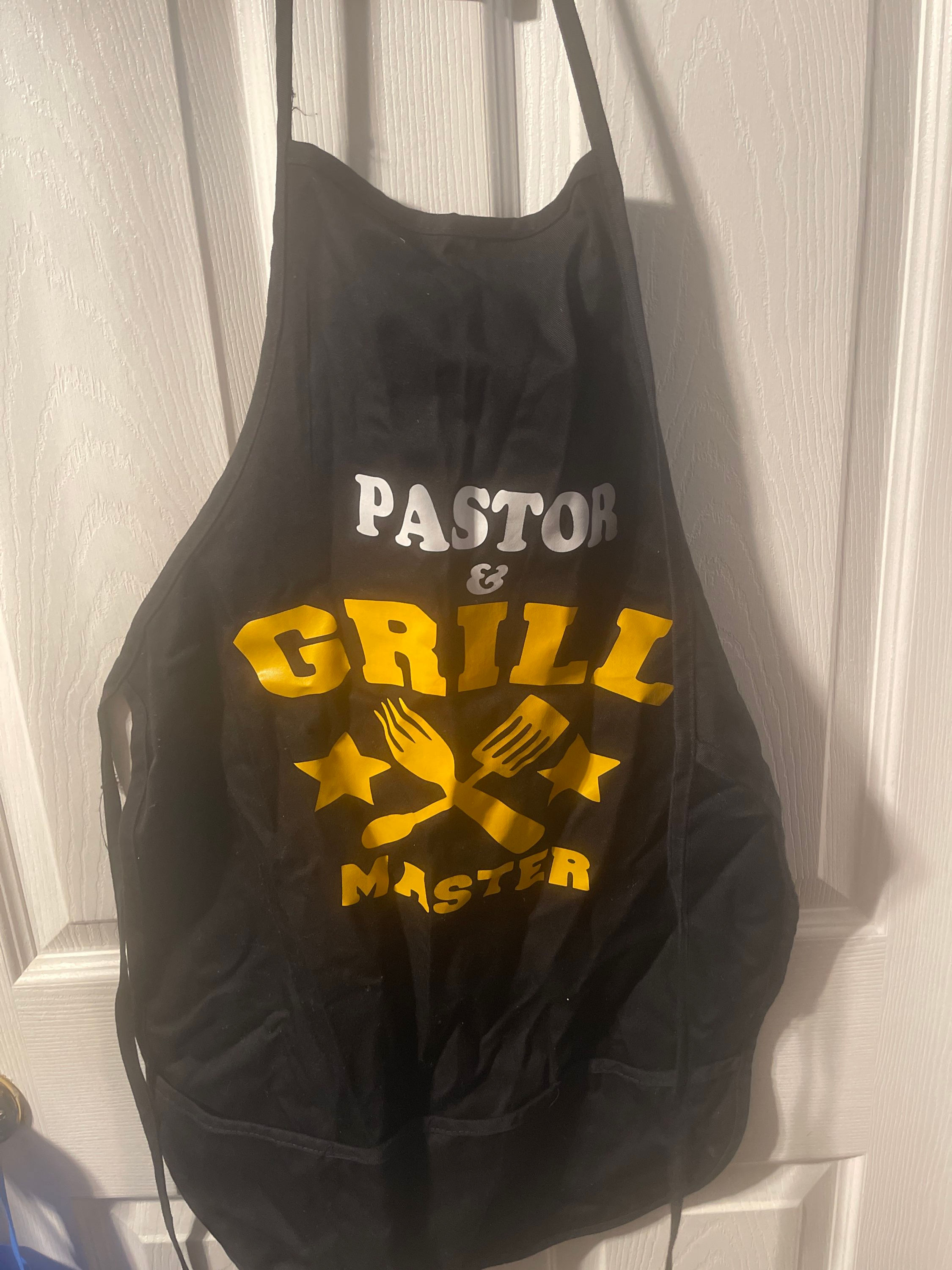 Pastor and grill master apron
