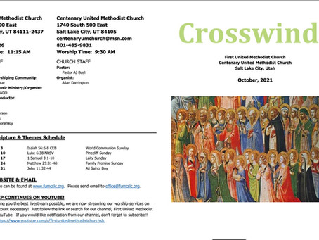 October, 2021 Newsletter