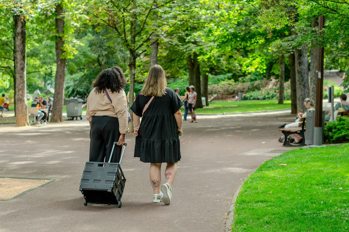 Parc Clermont-Ferrand kit valise famille balade recomposé family puzzle