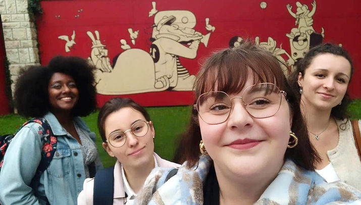 Photo de groupe étudiante Family Puzzle