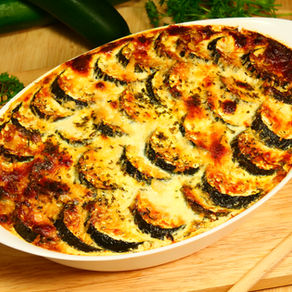 Gratin de thon aux courgettes et parmesan
