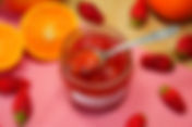 Confiture de fraise-mangue-orange