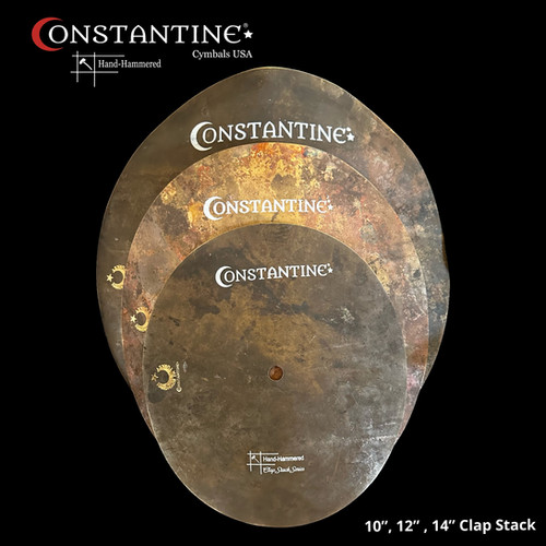 Clap Stack 10", 12", 14" Natural Finish Constantine Cymbals