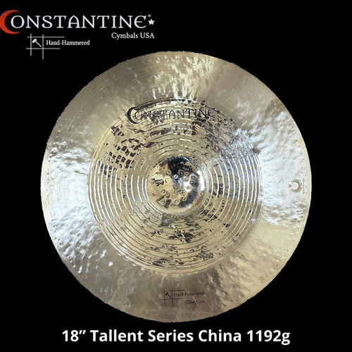 18” Tallent Series China 1192g | Constantine Cymbals