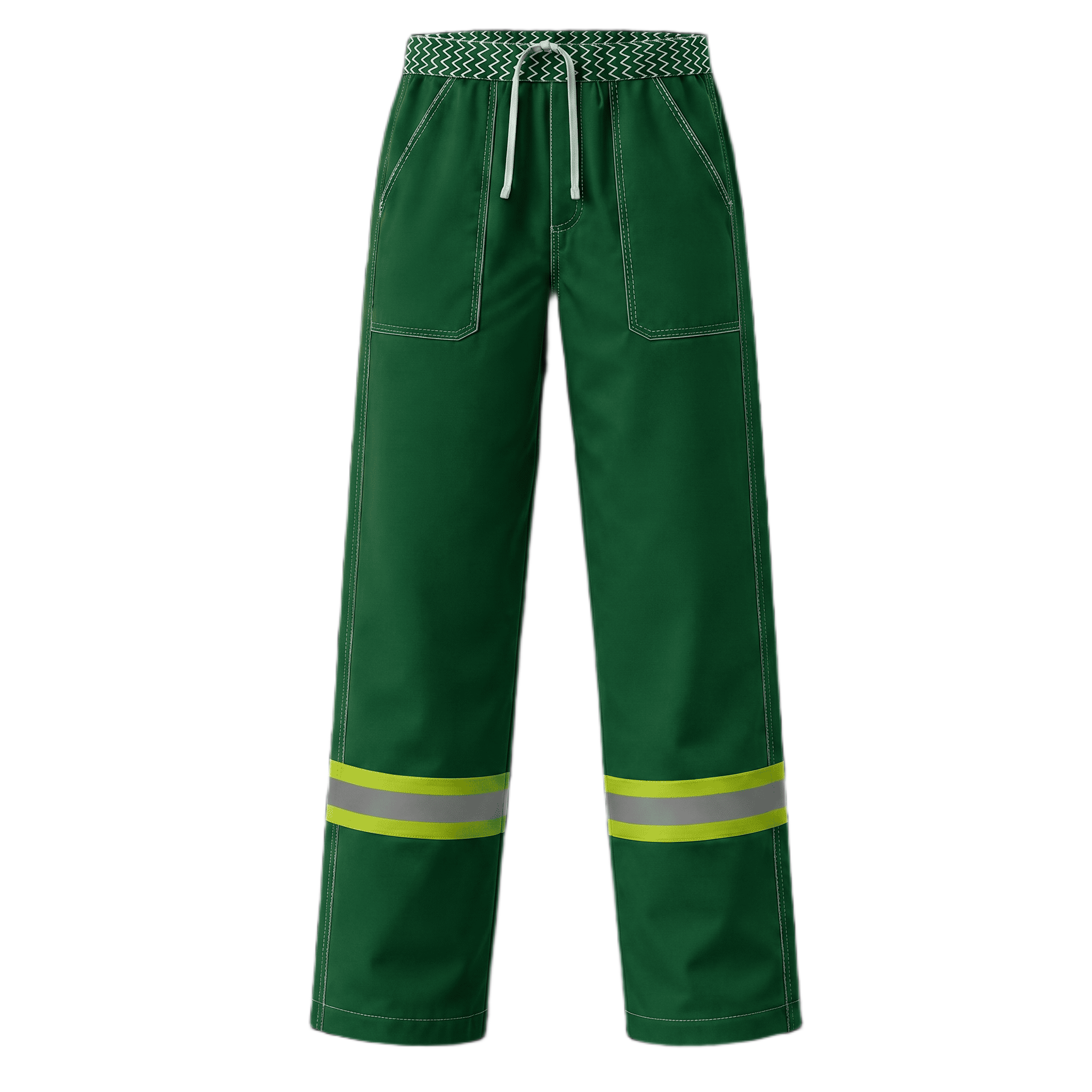 CALÇA ELÁSTICO TOTAL COM FAIXA - BRIM