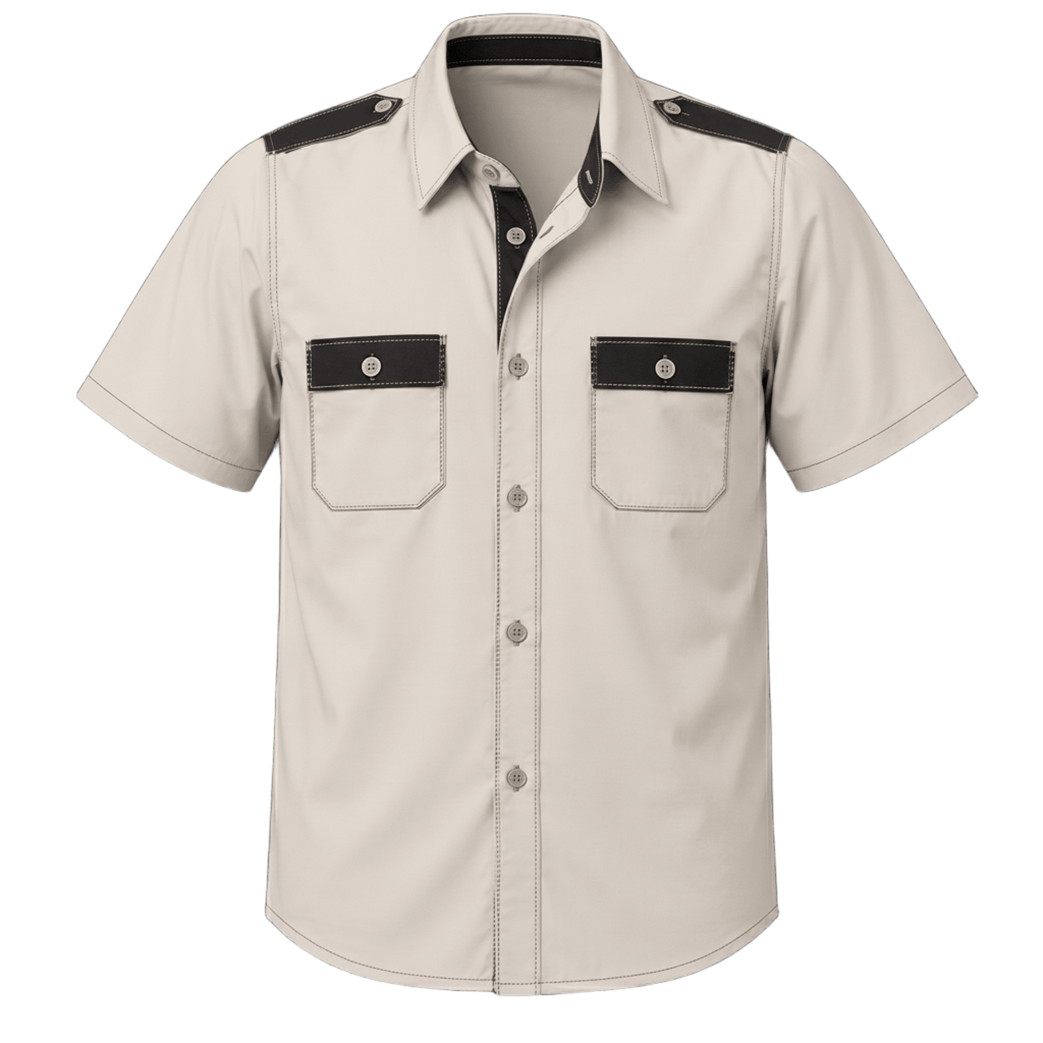 CAMISA SOCIAL MILITAR MANGA CURTA