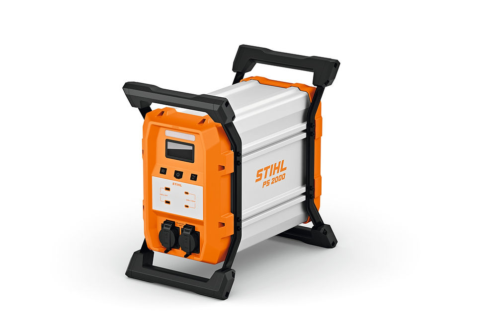 A photo of the new PS 2000 power supply by STIHL