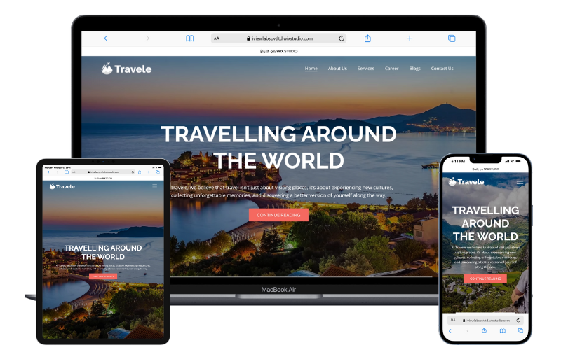 Travele Tours Website
