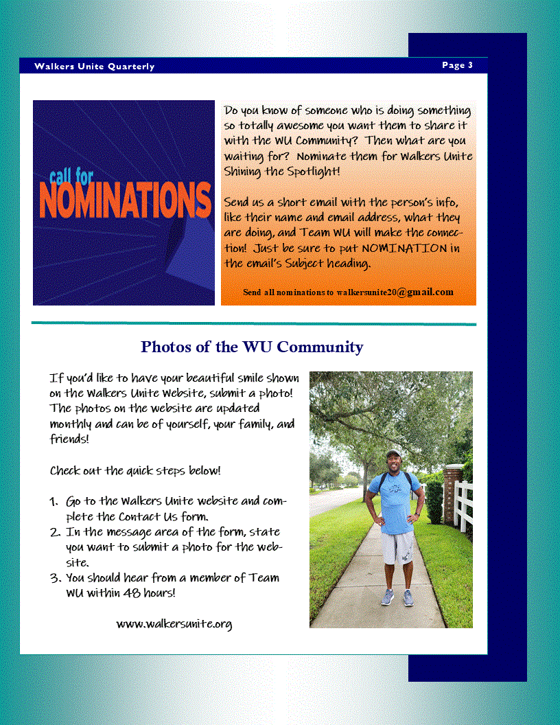 Walkers Unite Quarterly