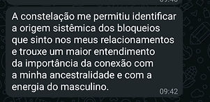 Depoimento da Julia sobre constelação familiar