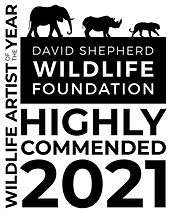 Amber Tyldesley Wildlife Artist of the Year Highly Commended artist